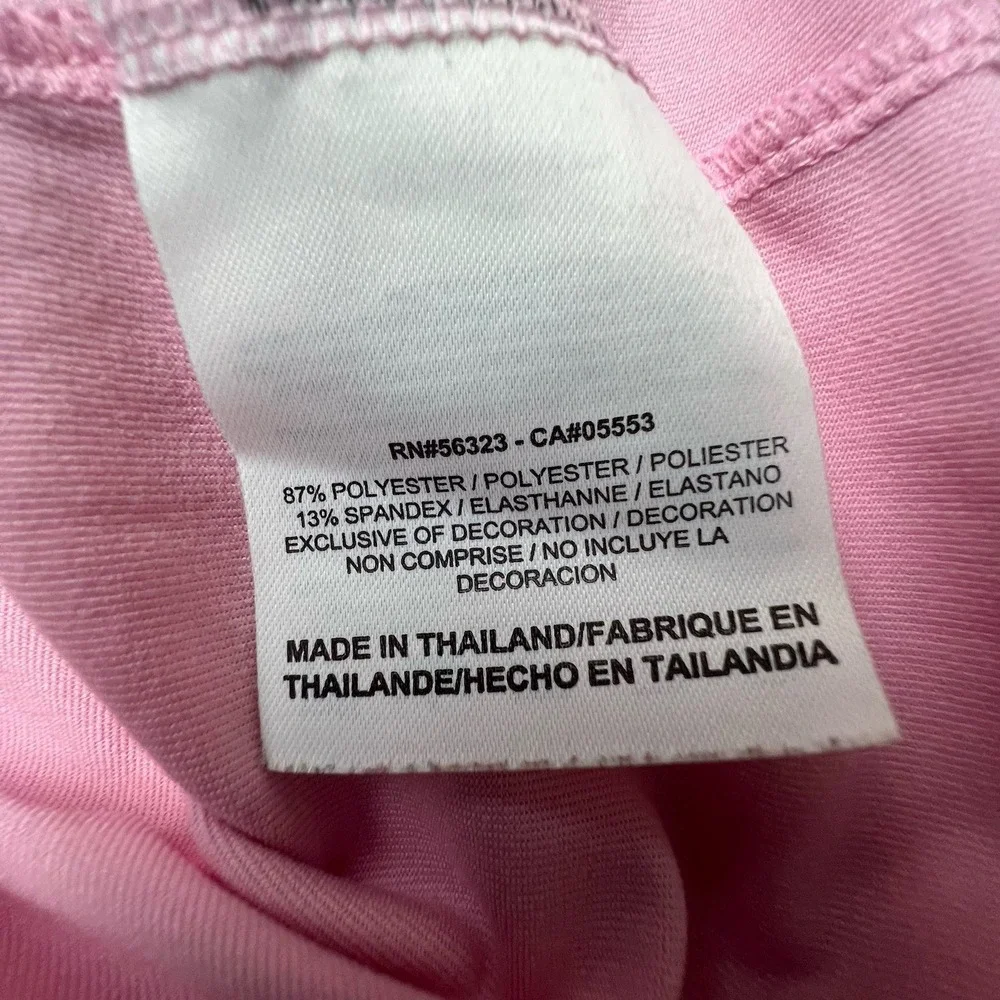 Nike Golf Tour Performance Dri Fit  Women's Sleeveless Polka Dot Collar XS Pink